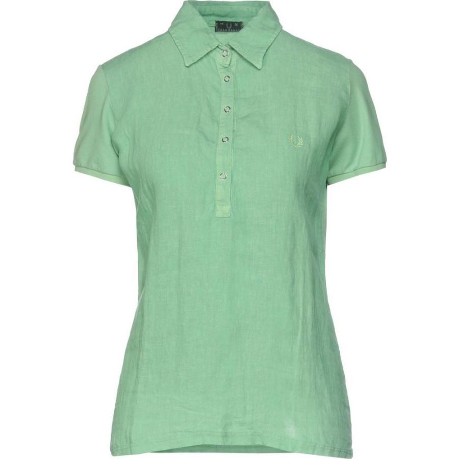 年末のプロモーション特価 Perry Fred フレッドペリー Green Shirt Polo トップス ポロシャツ レディース Perry Fred フレッドペリー トップス レディース ポロシャツ ポロシャツ