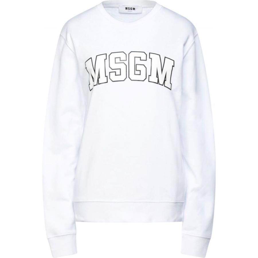 年間ランキング6年連続受賞 Msgm エムエスジーエム スウェット トレーナー レディース エムエスジーエム Msgm レディース スウェット トレーナー トップス Sweatshirt White トップス Savannah Osc Com
