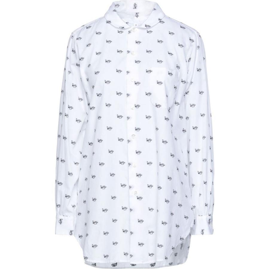 独特の素材 ブラウス シャツ レディース Garments Engineered エンジニアードガーメンツ エンジニアードガーメンツ Garments Engineered トップス White Blouse Shirts Patterned シャツ ブラウス