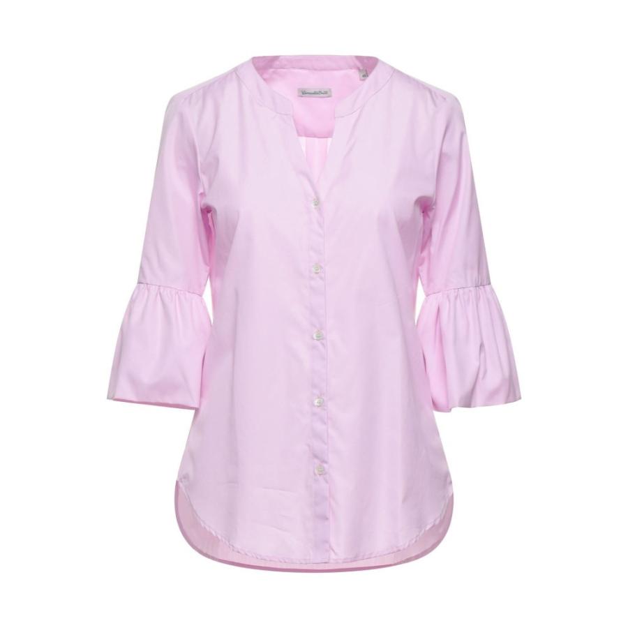 数量値引き カミセッタスノーブ Camicettasnob レディース ブラウス シャツ トップス Solid Color Shirts Blouse Pink 安いショッピング Ssl Daikyogo Or Jp