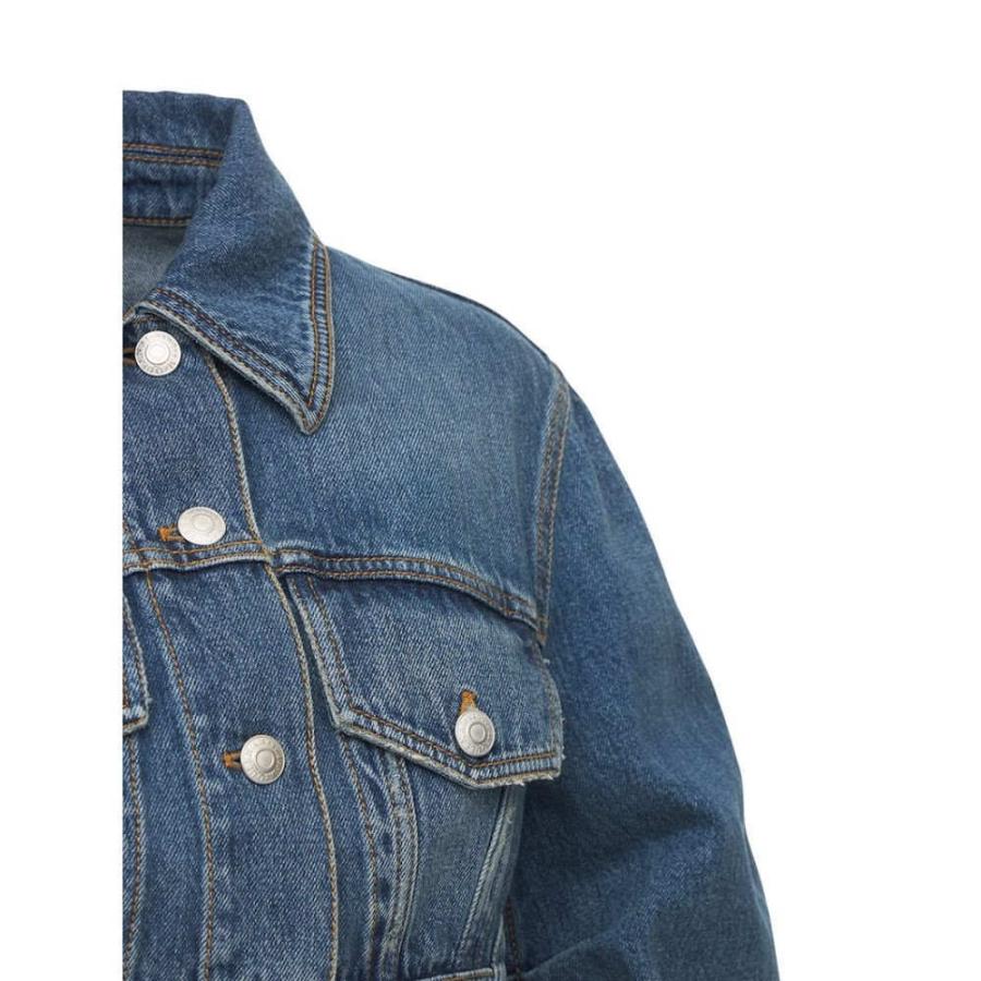 国内外の人気 ジャケット レディース Mcqueen Alexander マックイーン アレキサンダー デニムジャケット Denim Jacket Denim Cotton Cropped アウター その他コート アウター サイズ 42it Michiganestateplanning Com