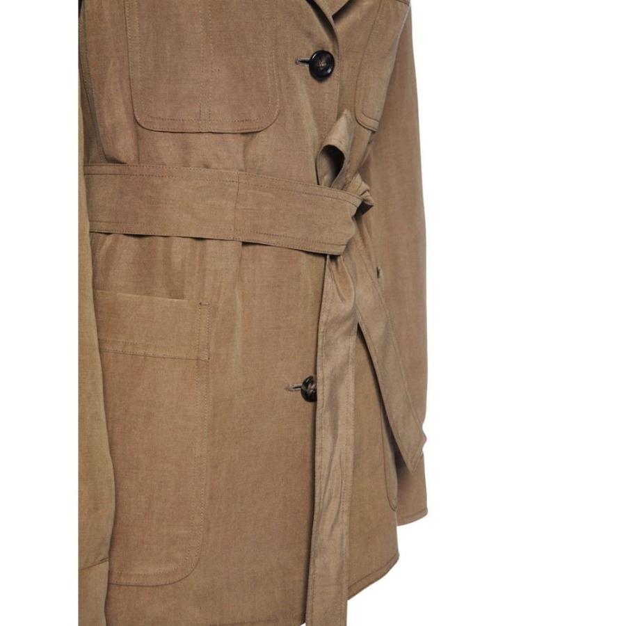 種類豊富な品揃え Linen アウター サファリジャケット ジャケット レディース Mara Max マックスマーラ Silk Clay Jacket Safari Belted その他コート アウター サイズ 38 Maxmaragroupitaly Michiganestateplanning Com