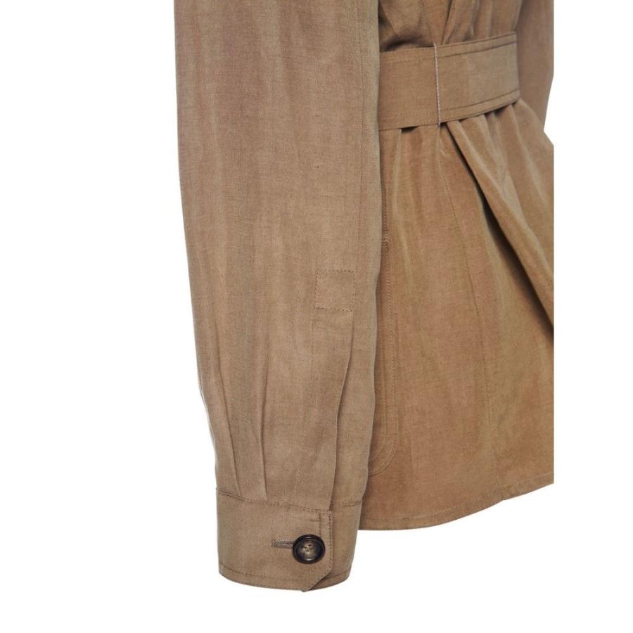 種類豊富な品揃え Linen アウター サファリジャケット ジャケット レディース Mara Max マックスマーラ Silk Clay Jacket Safari Belted その他コート アウター サイズ 38 Maxmaragroupitaly Michiganestateplanning Com