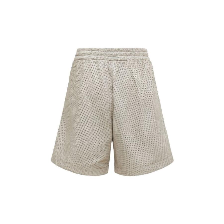 驚きの価格 ショートパンツ メンズ Brato Giorgio ブラット ジョルジオ ボトムス パンツ Beige Shorts Leather Punched ショート ハーフパンツ サイズ 52it Www Oroagri Eu