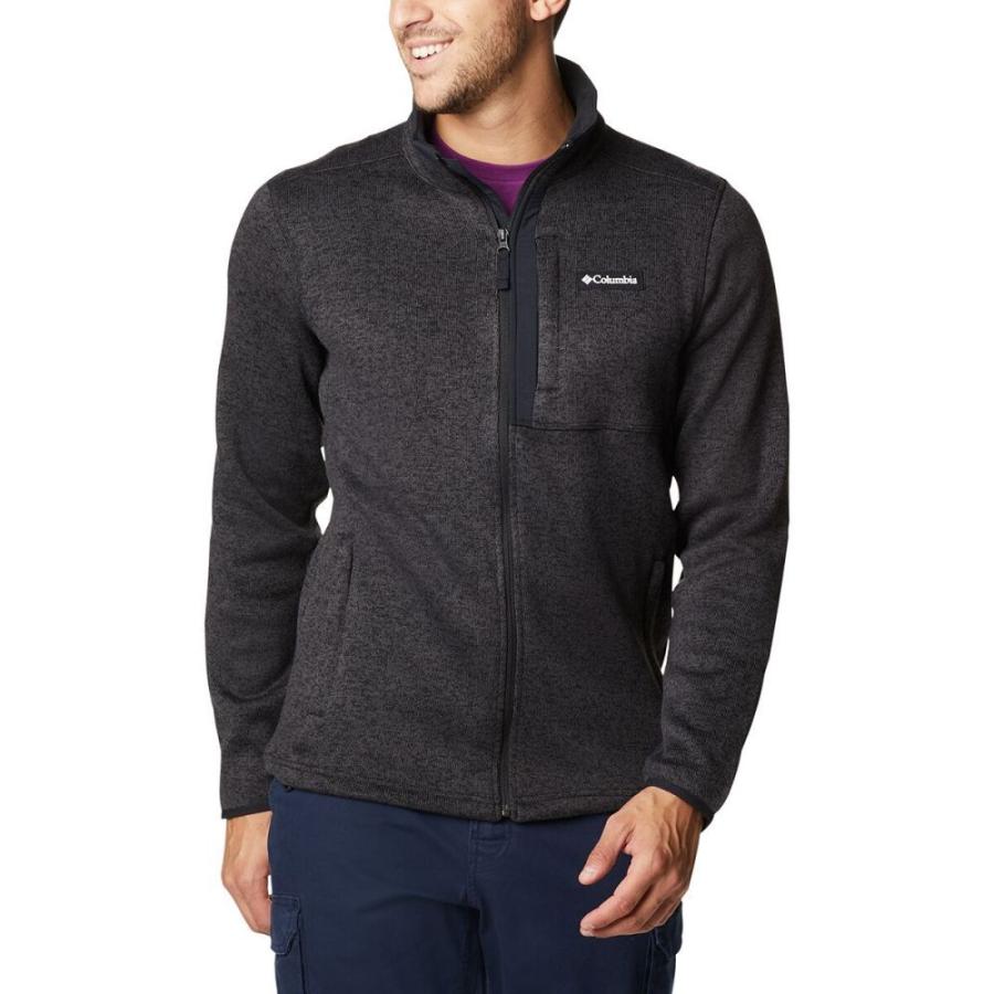 コロンビア Columbia Sweater black up zip fleece Weather メンズ