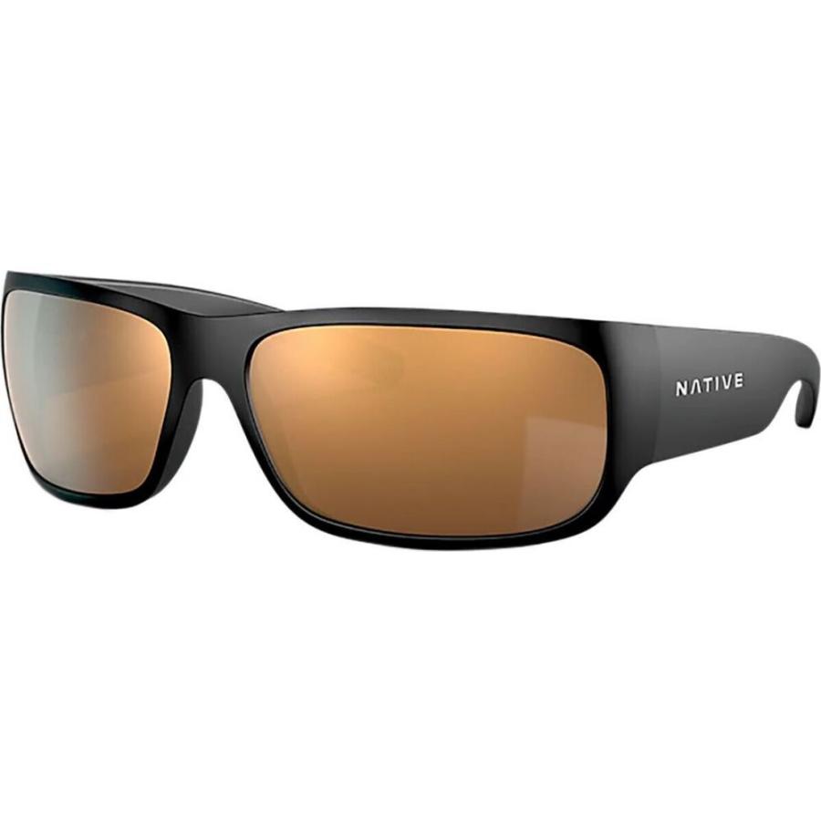 【お買い得！】 ネイティブアイウェア Native Reflex Black/Bronze Matte Sunglasses Polarized SV Boulder メガネ・サングラス ユニセックス Eyewear サングラス