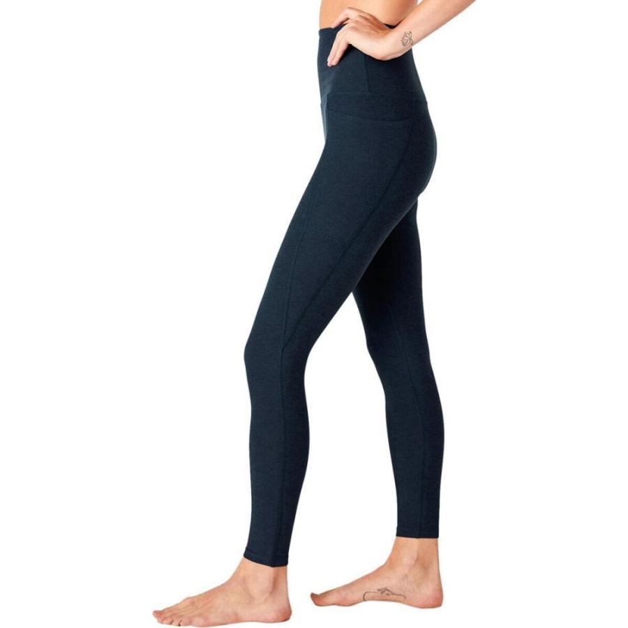 在庫一掃 ビヨンドヨガ Beyond Yoga レディース スパッツ レギンス インナー 下着 Spacedye Out Of Pocket Midi Legging Nocturnal Navy 独創的 Nooitmeergrasmaaien Be