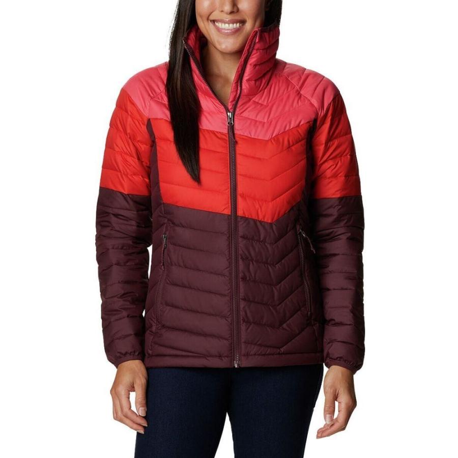 Columbia コロンビア ジャケット レディース アウター コロンビア Columbia レディース ジャケット アウター Powder Lite Blocked Jacket Bright Geranium Bold Orange Malbec Www Hbt Gob Pe