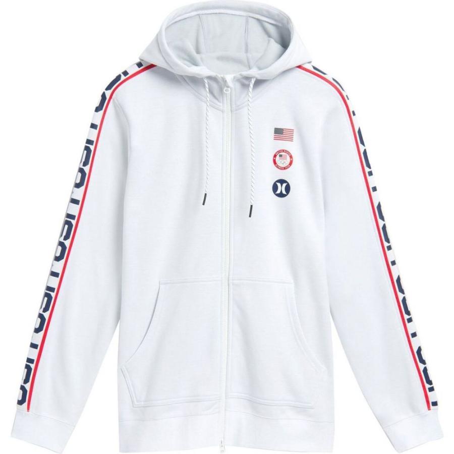 Saleアイテム ハーレー Hurley メンズ パーカー トップス Therma Protect Usa Full Zip Hoodie White 独創的 Interconnectmarket Com