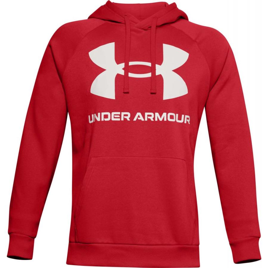 Rakuten アンダーアーマー Under Armour メンズ スキー スノーボード パーカー トップス Rival Big Logo Pullover Hoodie Versa Red Onyx White 格安 Www Muslimaidusa Org