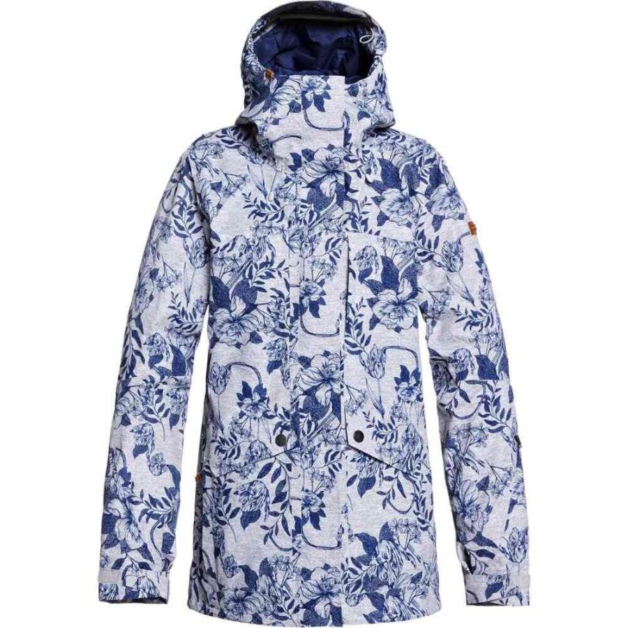 最新入荷 ロキシー アウター レディース ジャケット ロキシー Roxy Roxy Flowers Botanical Grey Heather Jacket 2l Gore Tex Printed Glade アウター ジャケット レディース コート アウター Meorboston Org