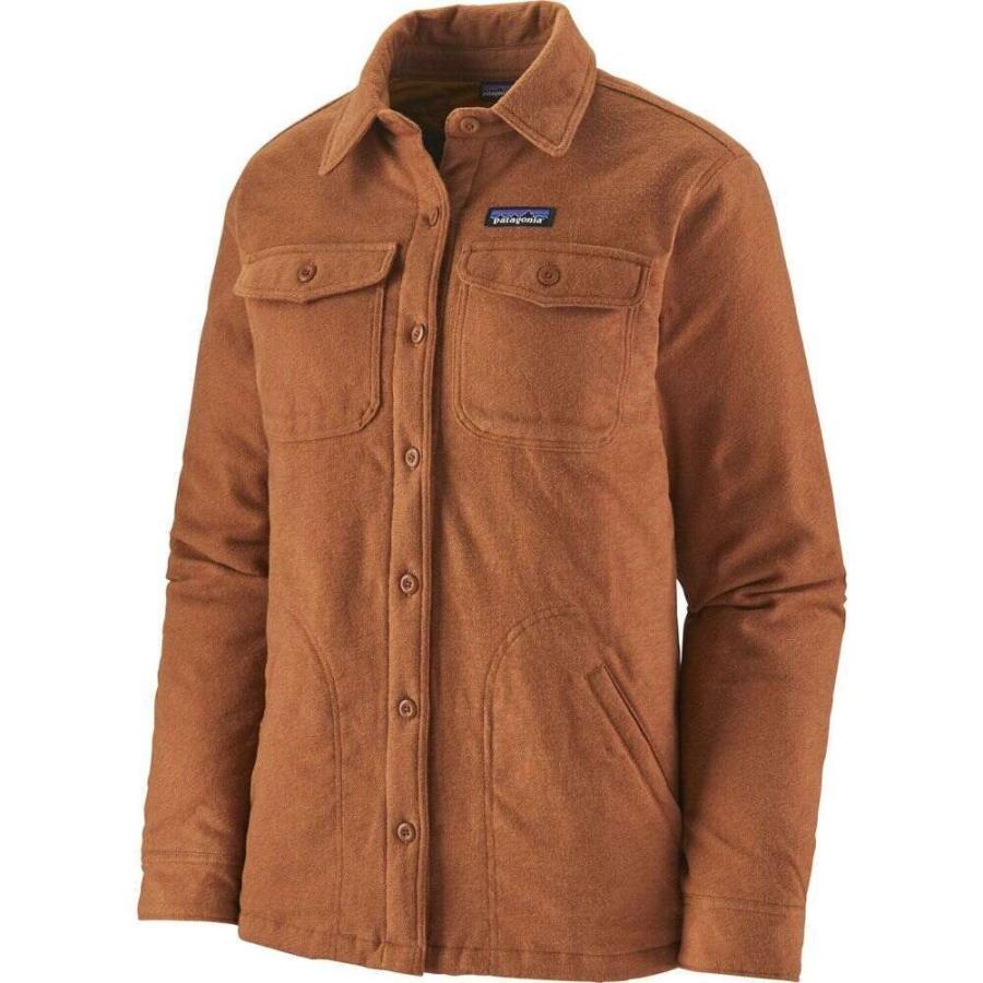 本物保証 Insulated アウター ジャケット レディース Patagonia パタゴニア アウター レディース ジャケット パタゴニア Patagonia Fjord Brown Wood Twist Jaspe Jacket Flannel コート アウター Meorboston Org