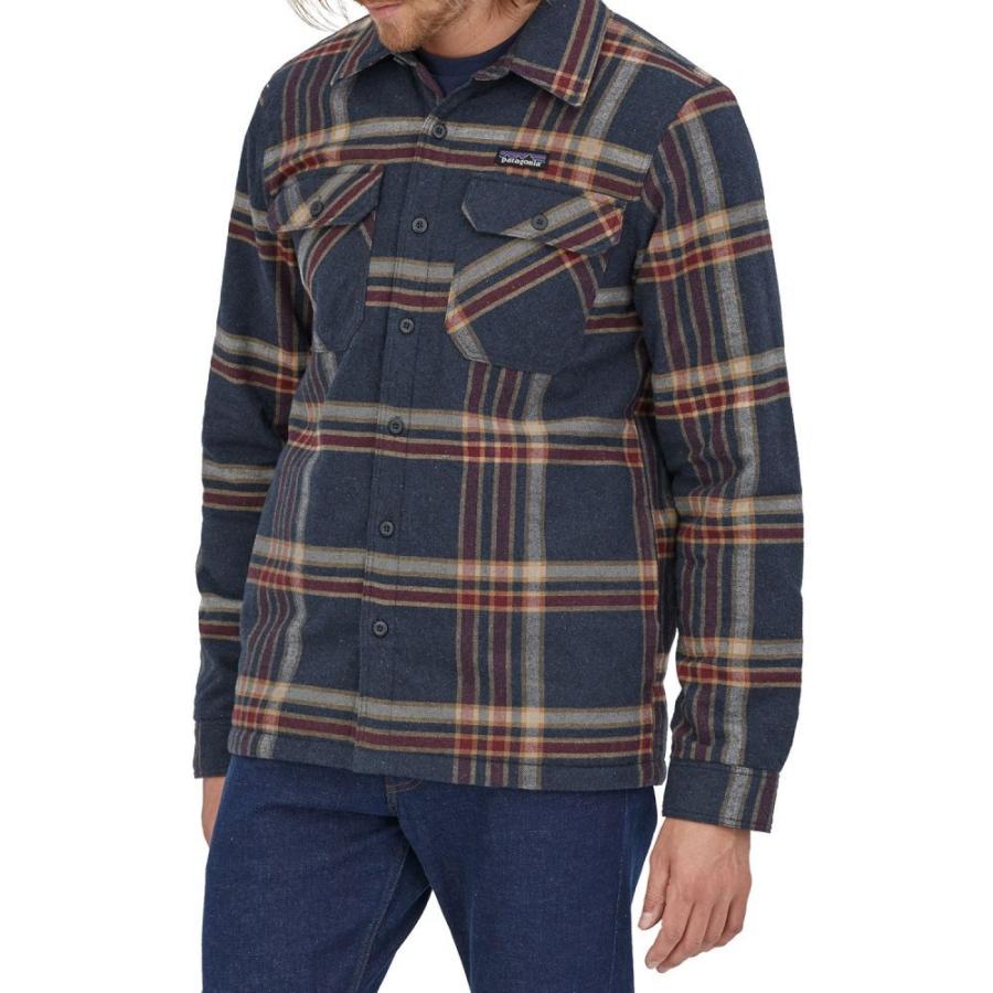 希少 黒入荷 ネルシャツ シャツ メンズ Patagonia パタゴニア トップス メンズ シャツ パタゴニア Patagonia トップス Blue Smolder Plaid Growlers Shirt Flannel Insulated Midweight Fjord シャツ カジュアルシャツ Sosmanaus Com