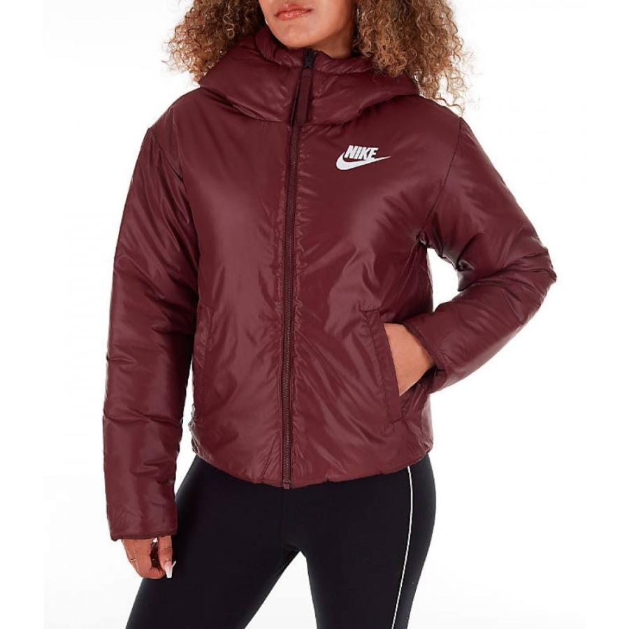 ナイキ Nike レディース ダウン 中綿ジャケット アウター Nike Puffer Jacket Burgundy White Ss2 652 フェルマート Fermart 3号店 通販 Yahoo ショッピング