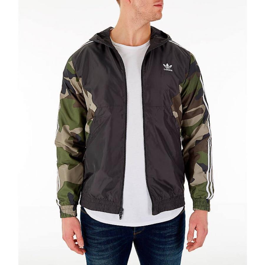 adidas originals camo windbreaker