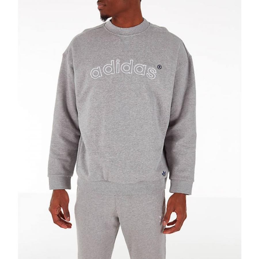 adidas originals sweatshirt medium grey heather