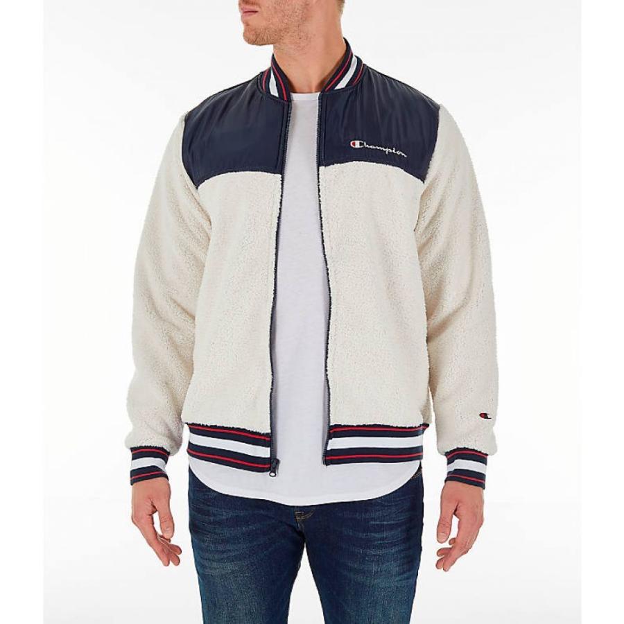 champion fleece baseball jacket