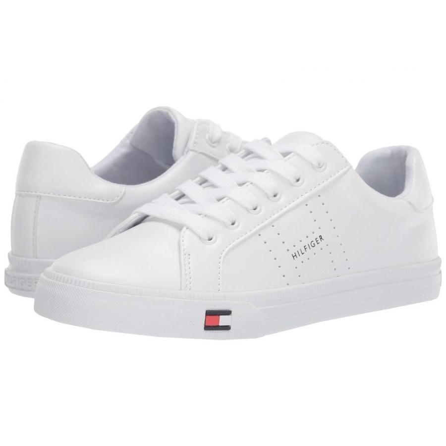 当店の記念日 トミー White Luster Hilfiger Tommy スニーカー シューズ 靴 レディース Collection Hilfiger ヒルフィガー 残り１点 サイズ 8 5 トミー スニーカー ヒルフィガー シューズ