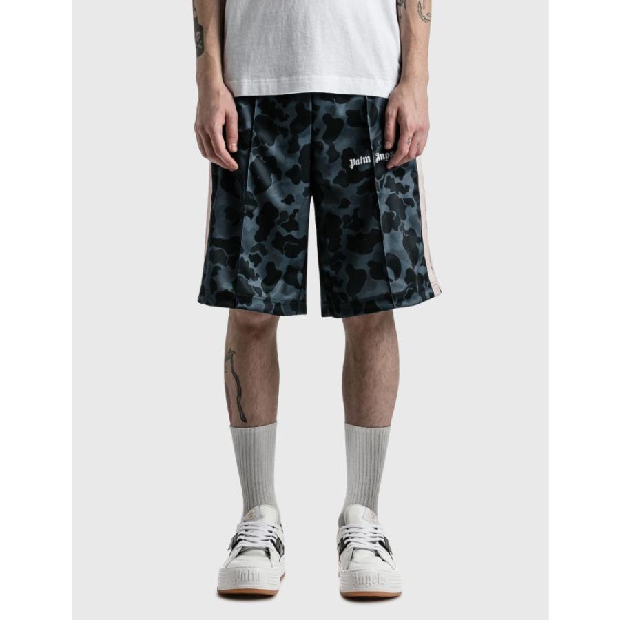 １着でも送料無料 Palm Angels Blue Midnight Shorts Track Camo Night ボトムス パンツ ジャージ ショートパンツ メンズ Angels Palm エンジェルス パーム メンズ ショートパンツ エンジェルス パーム ボトムス パンツ Albinofoundation Org