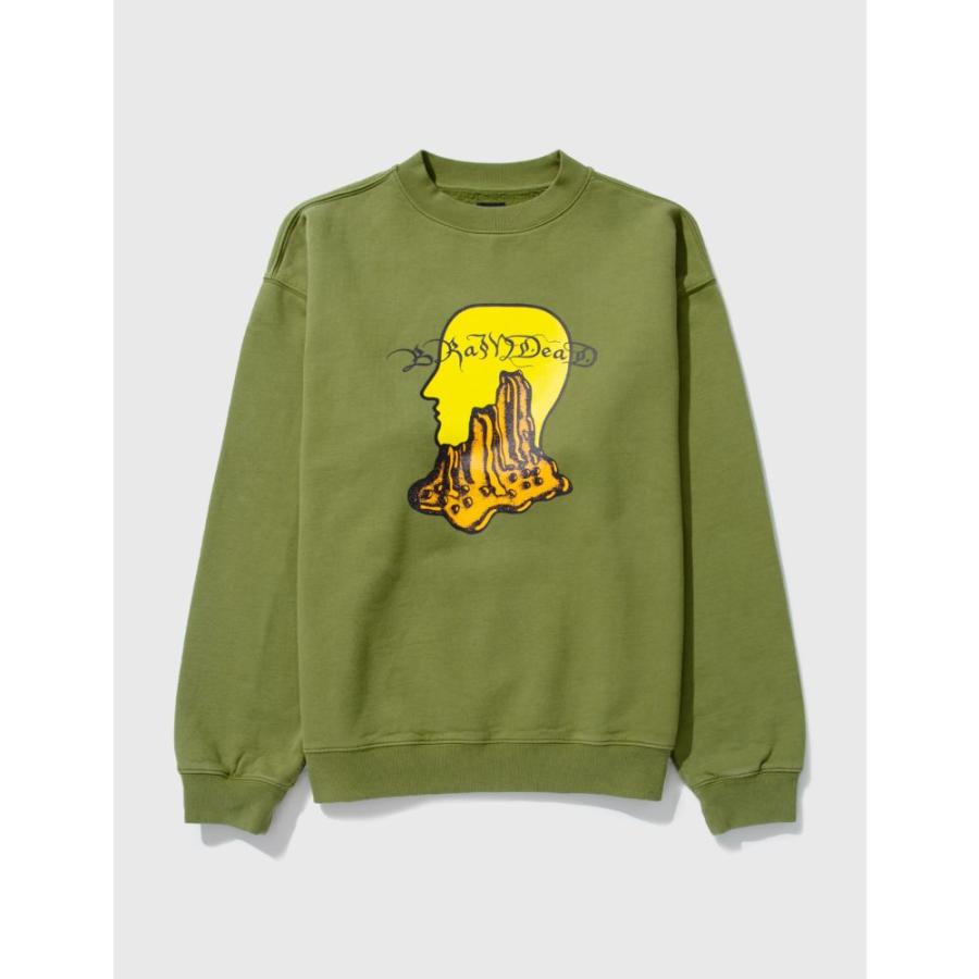 ブレインデッド Brain Dead メンズ スウェット・トレーナー トップス Mount Slime Crewneck Olive :sy-ff72db98a6:フェルマート fermart 3号店 - 通販 - Yahoo!ショッピング