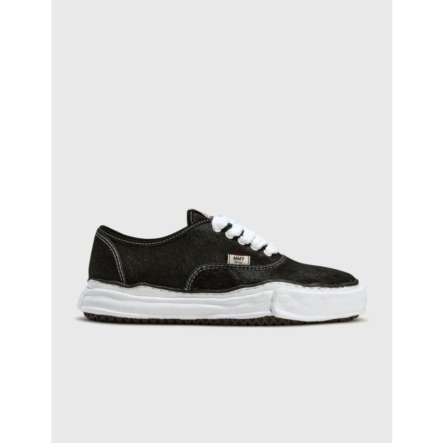 超ポイントバック祭 Mihara Maison ヤスヒロ ミハラ メンズ スニーカー ヤスヒロ ミハラ Yasuhiro Mihara Maison Yasuhiro Black Low Peterson Ponyskin シューズ 靴 スニーカー メンズ シューズ Itse Edu Co