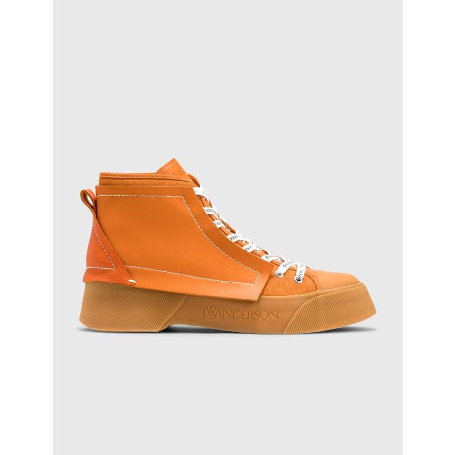 超特価SALE開催！ J.W.アンダーソン Orange Sneaker Top High Logo シューズ・靴 ハイカット スニーカー レディース Anderson JW その他シューズ