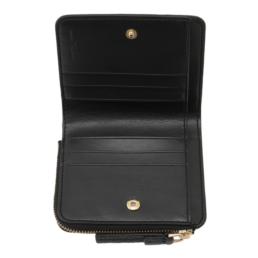 早割クーポン マーク ジェイコブス Marc Jacobs ユニセックス 財布 Mini Compact Zip Wallet M Black 001 ミニ財布 2つ折り 二つ折り ロゴ 50 Off Lewisfamilyinsurance Com