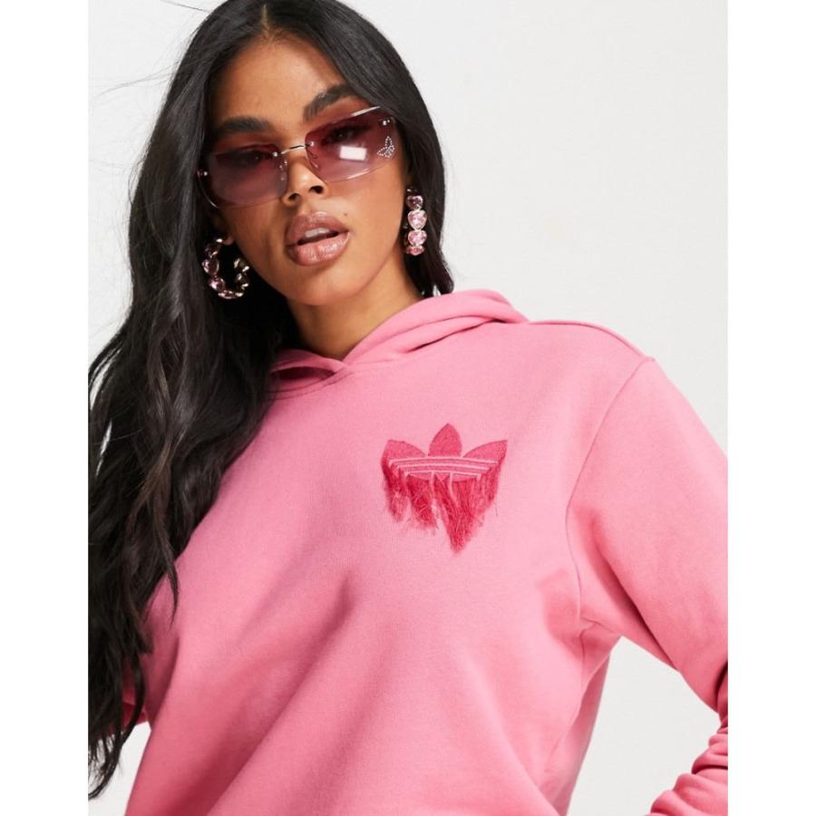 アディダス Adidas Originals レディース パーカー トップス Trefoil Hoodie In Pink ピンク Ap フェルマート Fermart 1号店 通販 Yahoo ショッピング