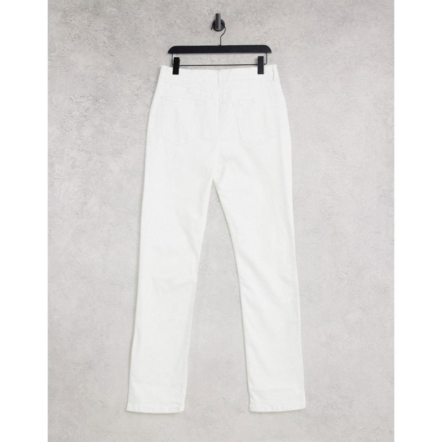 国内外の人気 レディース First It Saw I アイソウイットファースト ジーンズ デニム ホワイト White In Jean Split Side Stretch ボトムス パンツ ジーンズ デニム サイズ Uk18 X E Is