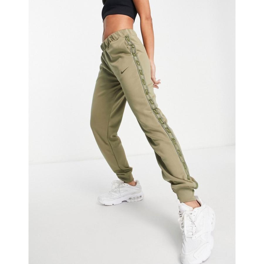 ナイキ Nike レディース ジョガーパンツ ボトムス パンツ Swoosh Tape Joggers In Matte Olive カーキ Ap フェルマート Fermart 1号店 通販 Yahoo ショッピング