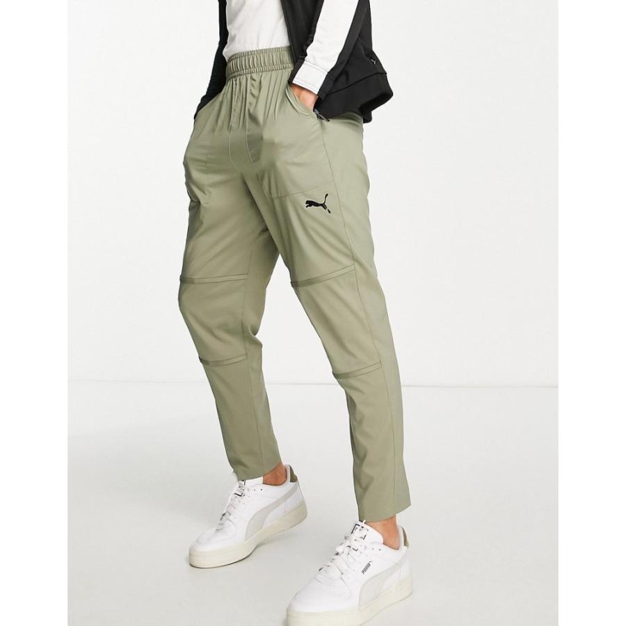 プーマ Puma メンズ ジョガーパンツ ボトムス パンツ Tech Woven Joggers In Khaki カーキ Ap フェルマート Fermart 1号店 通販 Yahoo ショッピング