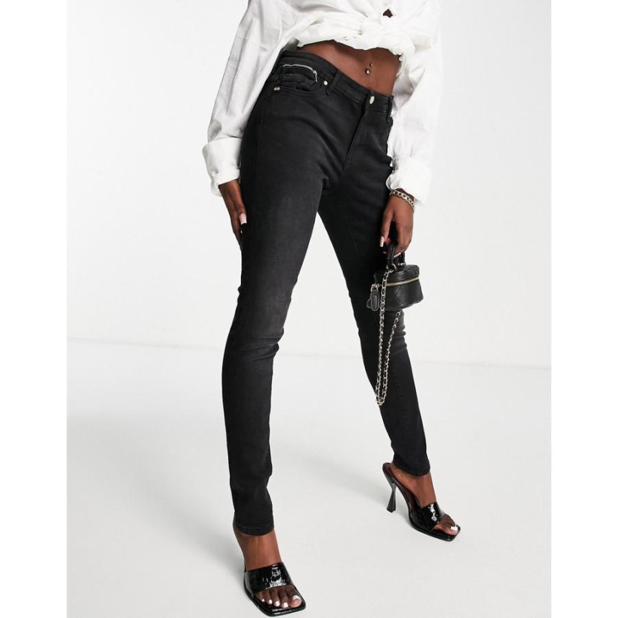 オンリー Only レディース ジーンズ デニム スキニー ボトムス パンツ Isa Skinny Jeans In Black ブラックデニム Ap フェルマート Fermart 1号店 通販 Yahoo ショッピング