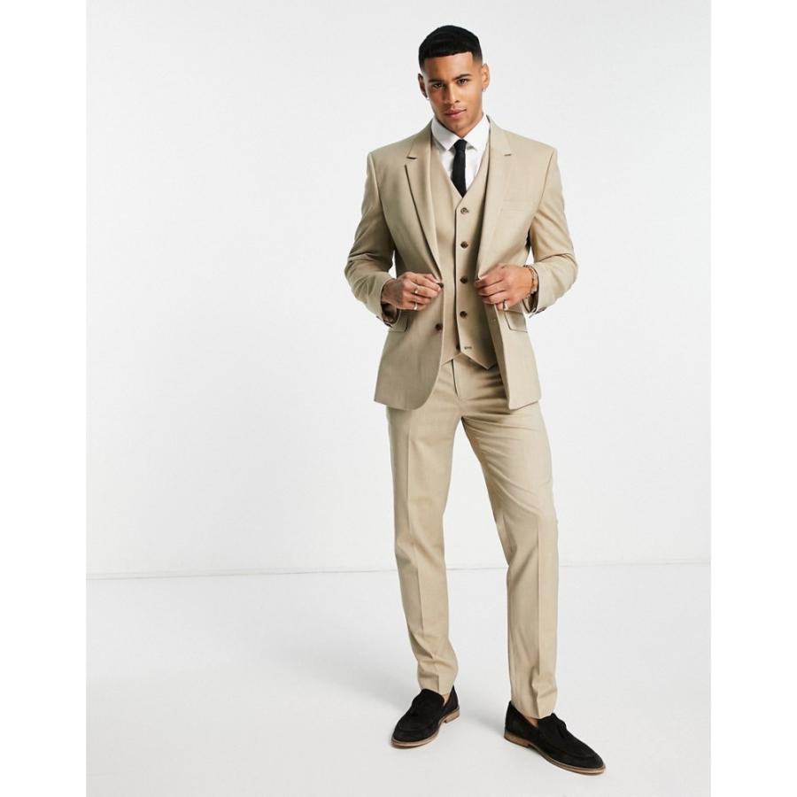 高額売筋 エイソス Asos Design メンズ スーツ ジャケット スリム アウター Slim Suit Jacket In Camel