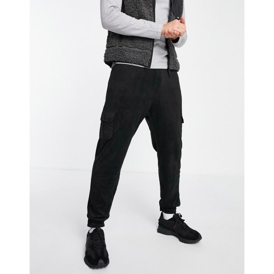 日産純正カ リカーアンドポーカー Liquor N メンズファッション Poker メンズ ジョガーパンツ ボトムス パンツ ボトムス パンツ Straight Fur Leg Joggers In Black Micro Fur ブラック Ap フェルマート Fermart 1号店 東京銀座