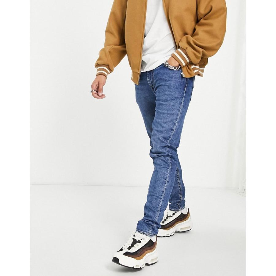 即日発送 リーバイス Levi S ブルー Wash Mid In Jeans Fit Tapered Skinny ボトムス パンツ スキニー ジーンズ デニム メンズ ジーンズ デニム サイズ W30l32 Thedognutritionist Com