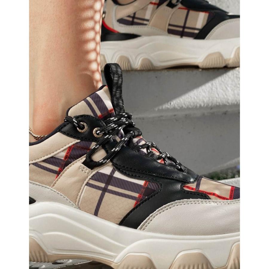 人気急上昇 Lace Check Chunky シューズ 靴 レースアップ スニーカー レディース Island River リバーアイランド Up ベージュ Beige In Trainer その他シューズ サイズ Uk5 Blog Runnics Com