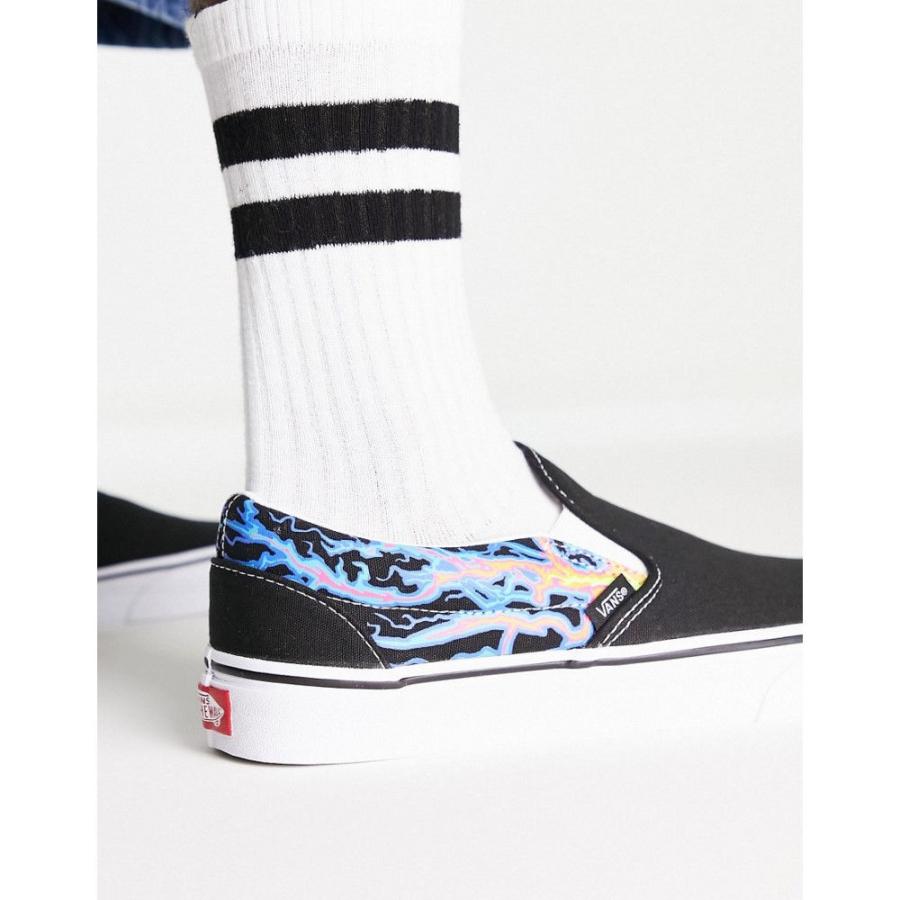 絶対一番安い Trainers Flame Electric Slip On Classic シューズ 靴 スリッポン フラット メンズ Vans ヴァンズ In ベージュ Black スリッポン サイズ Uk11 Www Thinktocode Com