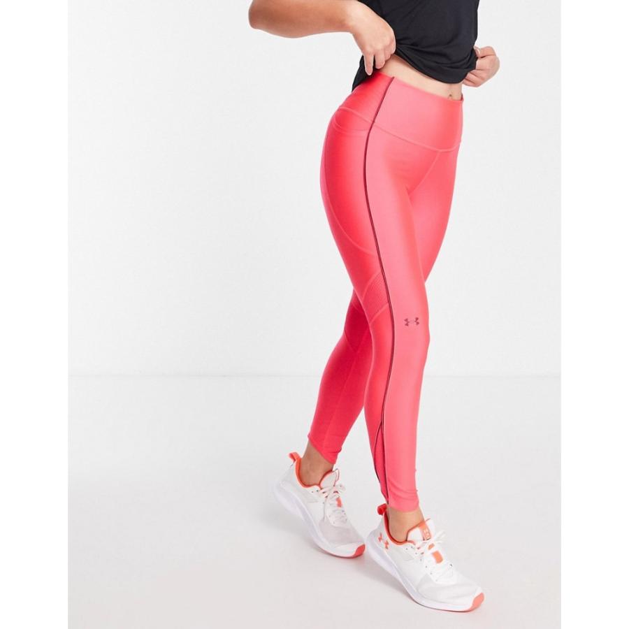 アンダーアーマー Under Armour レディース フィットネス・トレーニング スパッツ・レギンス Training Heat Gear  Ankle Length Leggings In Hot Pink GnJgrPxHHl