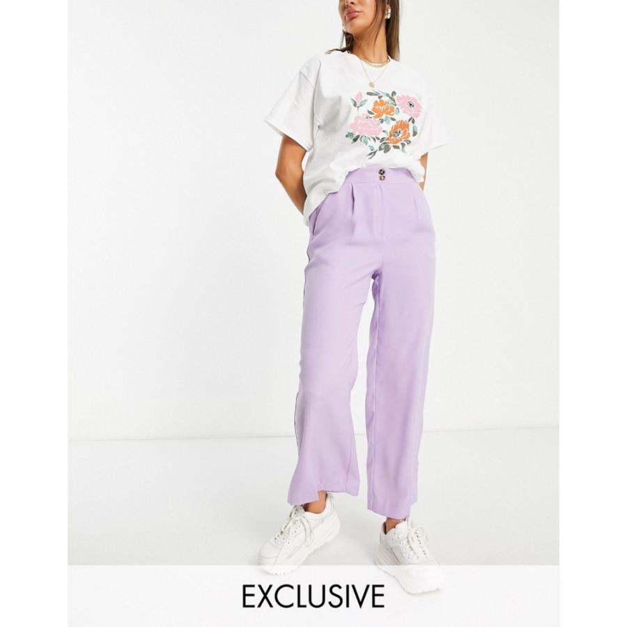 ワイ エー エス Y A S レディース ボトムス パンツ Exclusive Wide Leg Trousers In Lilac ライラック Ap フェルマート Fermart 1号店 通販 Yahoo ショッピング