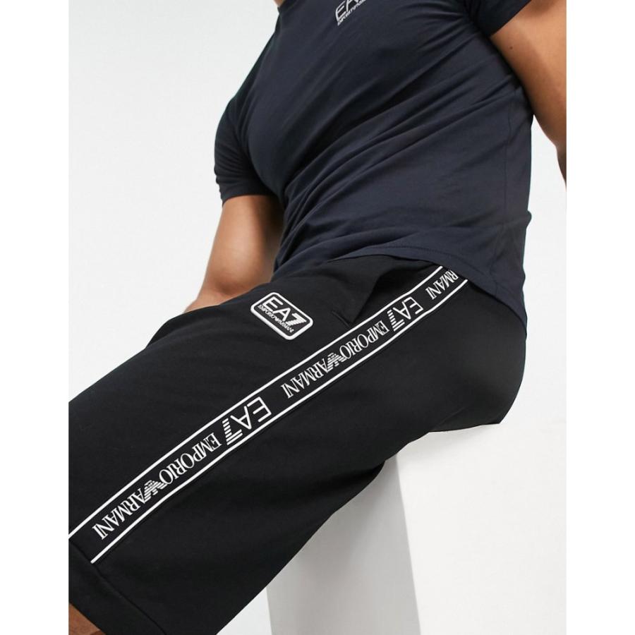 新作人気モデル Armani ボトムス パンツ ショートパンツ メンズ Ea7 イーエーセブン Taped ブラック Black In Shorts ショート ハーフパンツ サイズ M Www Raviwebcoding Com