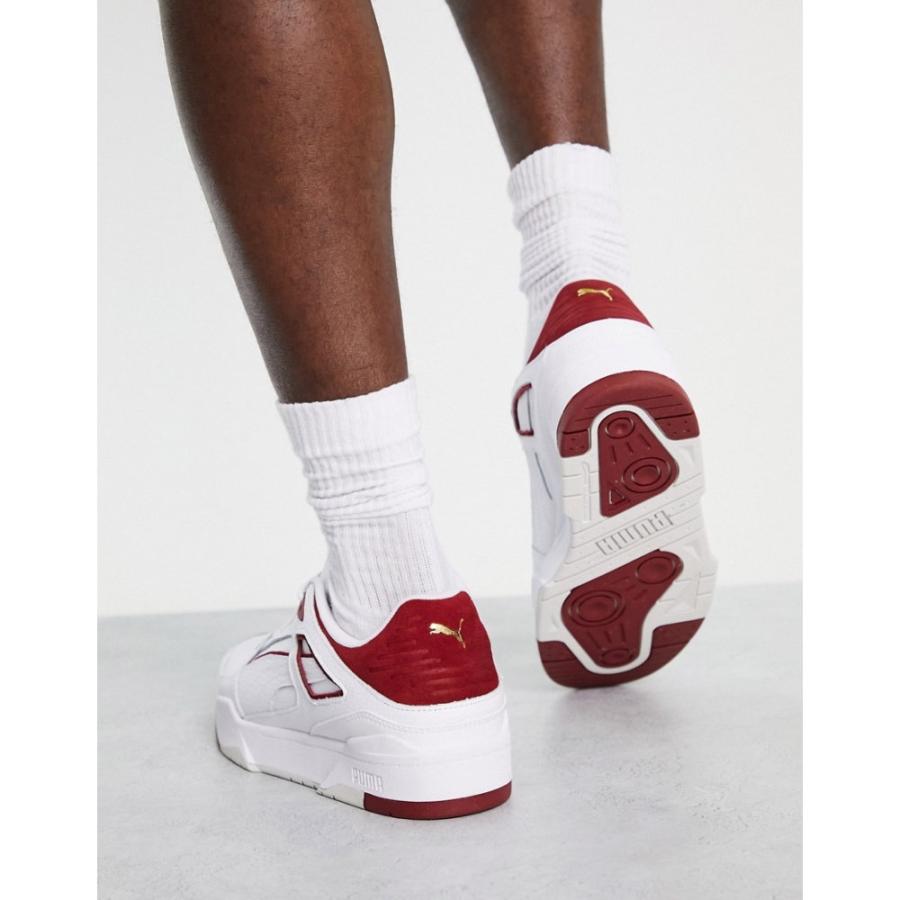 人気ブランド新作豊富 In Trainers Slipstream シューズ 靴 スニーカー メンズ Puma プーマ White ホワイト レッド Red And スニーカー サイズ Uk5 Medihol Hu
