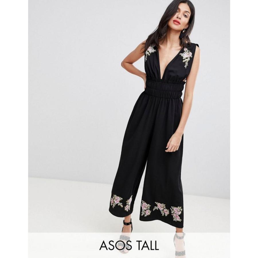 asos tall black jumpsuit