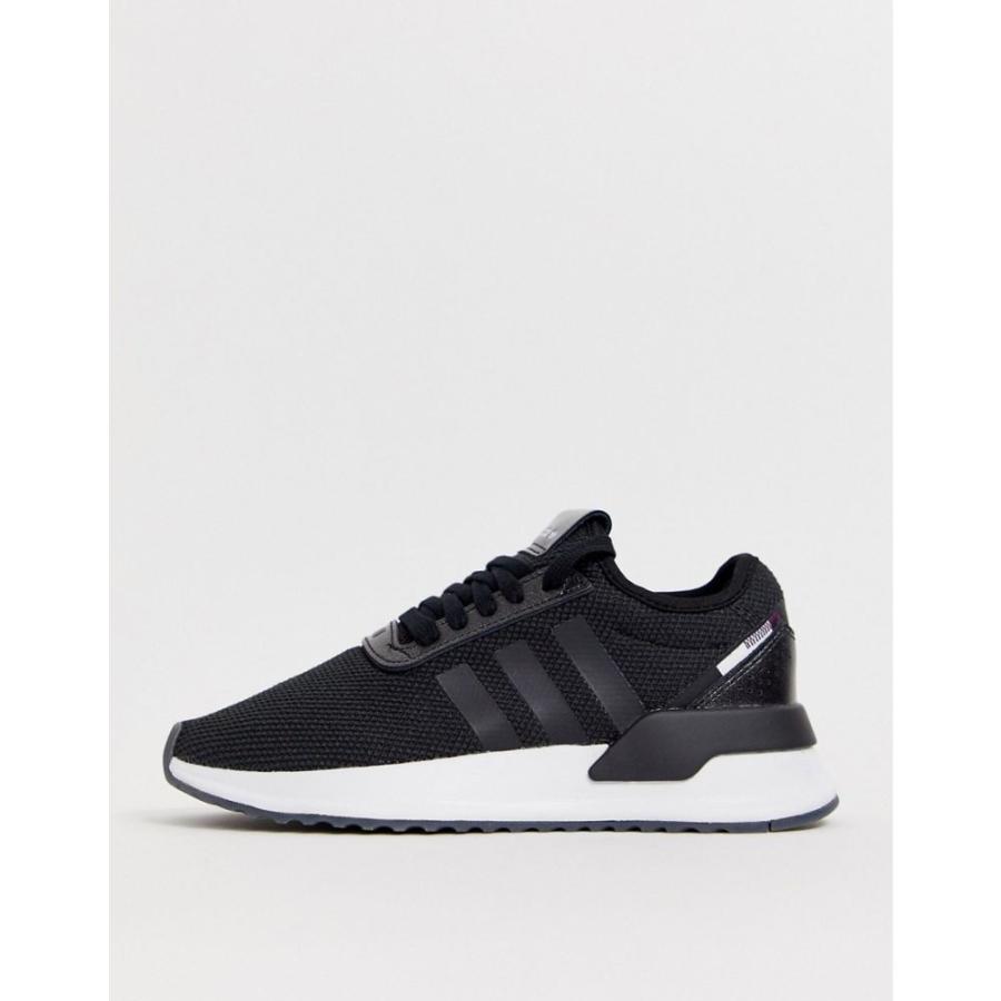 adidas originals u path run trainer in black