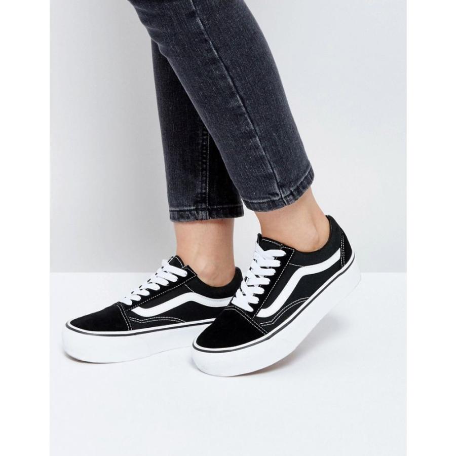 black platform trainers