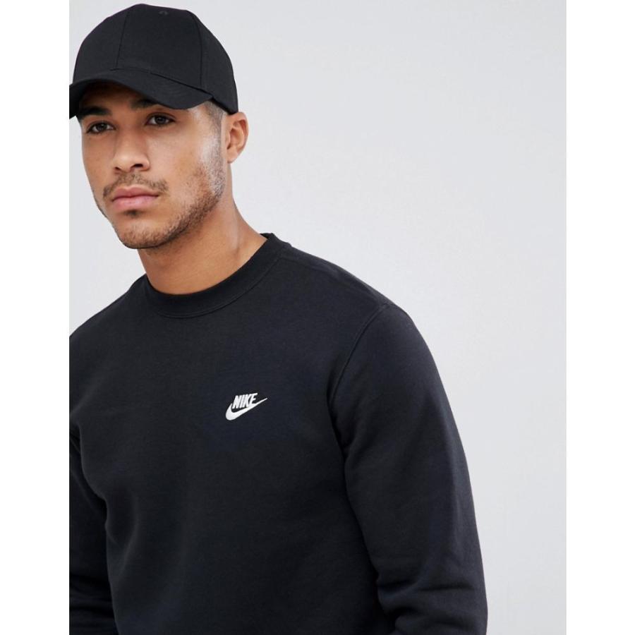 ナイキ Nike メンズ スウェット トレーナー トップス Club Swoosh Crew Neck Sweat In Black Bv2662 010 ブラック Ap フェルマート Fermart 1号店 通販 Yahoo ショッピング