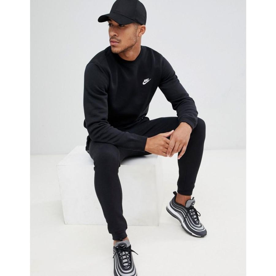 ナイキ Nike メンズ スウェット トレーナー トップス Club Swoosh Crew Neck Sweat In Black Bv2662 010 ブラック Ap フェルマート Fermart 1号店 通販 Yahoo ショッピング