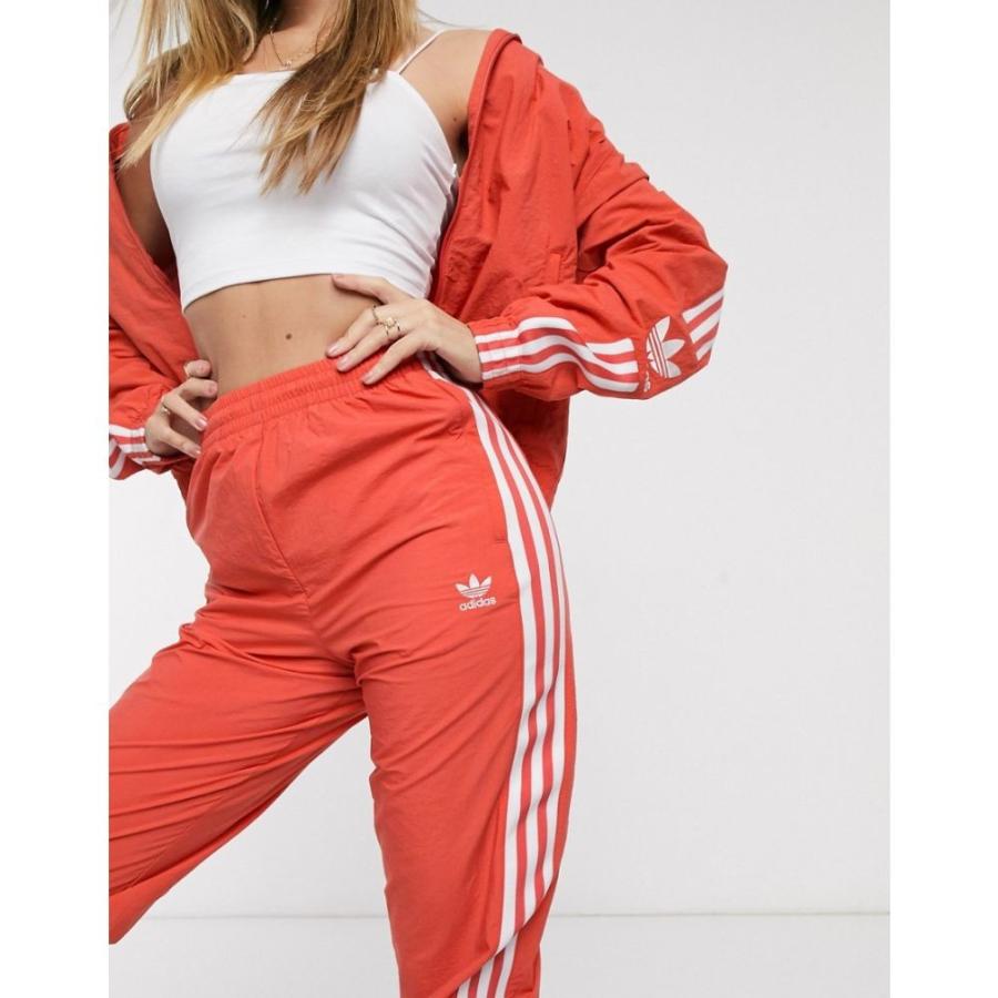 アディダス Adidas Originals レディース スウェット ジャージ ボトムス パンツ Adicolor Locked Up Logo Track Pants In Coral レッド Ap フェルマート Fermart 1号店 通販 Yahoo ショッピング