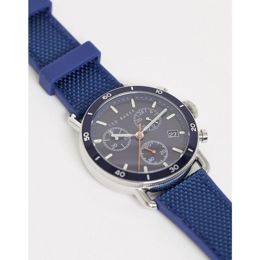 テッドベーカー Ted Baker メンズ 腕時計 メンズ Magarit Watch Baker Watch In Navy 43mm ブルー