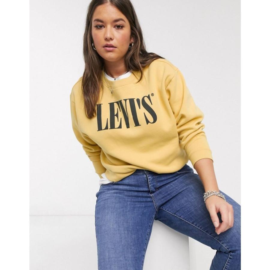 リーバイス Levi S Plus レディース スウェット トレーナー トップス Madison Sweatshirt With 90s Logo Doc Sg