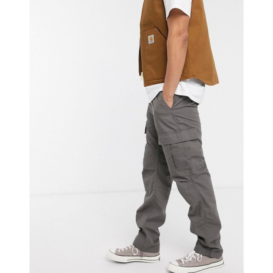 カーハート Carhartt Wip メンズ カーゴパンツ ボトムス パンツ Aviation Cargo Pant In Grey Auro Com Pl